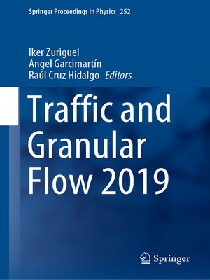 cover image of Traffic and Granular Flow 2019